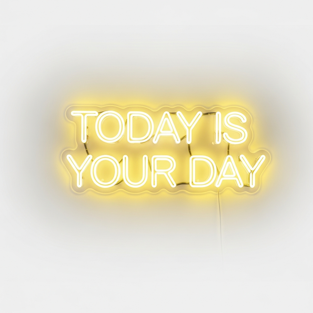 neon light today is your daywa