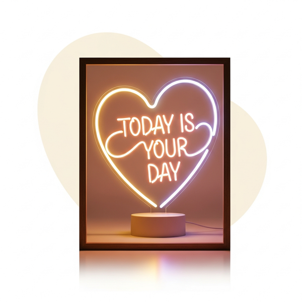 neon light today is your day